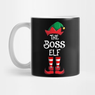 Boss Elf Matching Family Christmas Mug